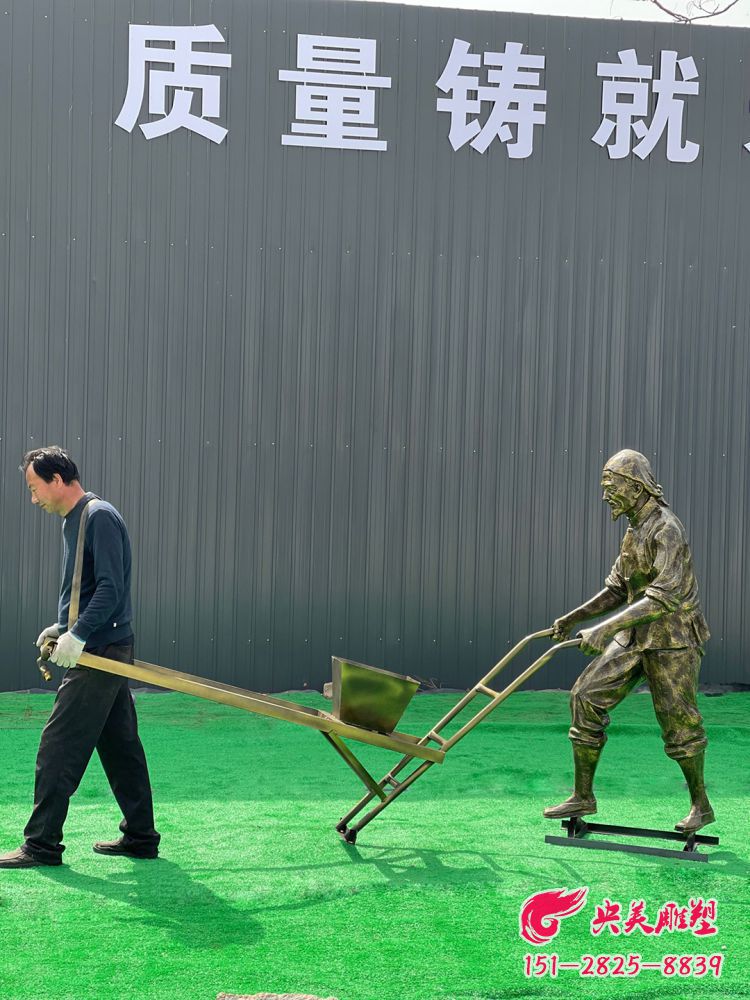 播種人物雕塑-中國農耕播種勞動人物情景雕塑圖片 播種人物雕塑-中國農耕播種勞動人物情景雕塑圖片