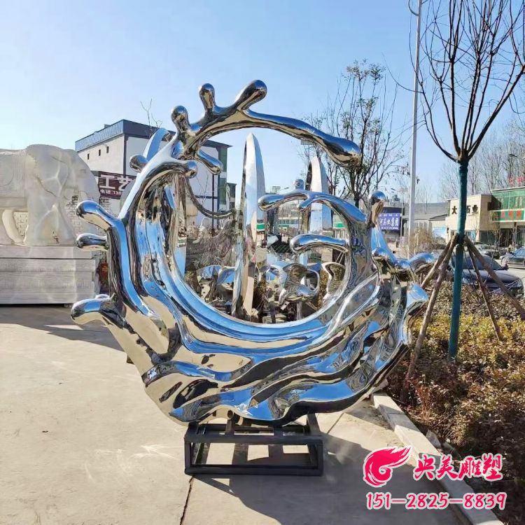 不銹鋼浪花雕塑擺件-鏡面不銹鋼水滴浪花雕塑擺件圖片 不銹鋼浪花雕塑擺件-鏡面不銹鋼水滴浪花雕塑擺件圖片