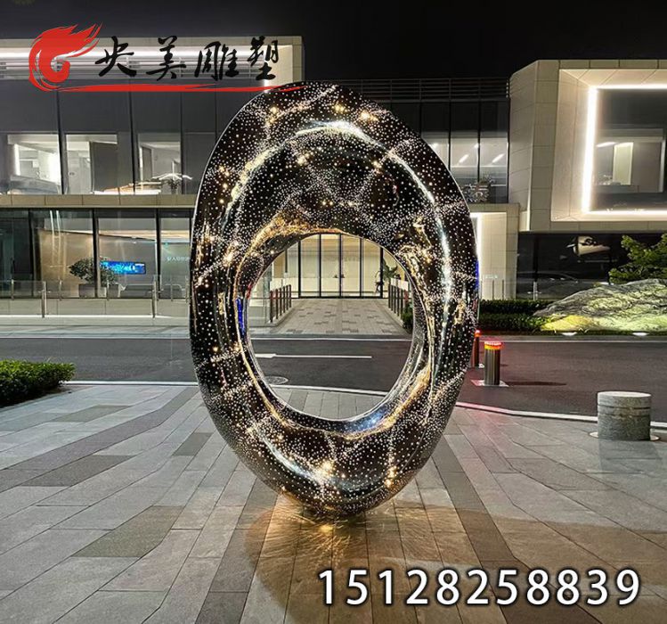 不銹鋼圓環-戶外廣場庭院園林景觀城市雕塑圖片 不銹鋼圓環-戶外廣場庭院園林景觀城市雕塑圖片