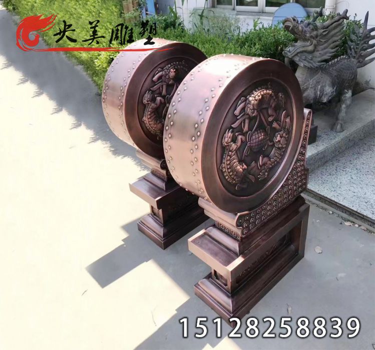 紫銅鍛造門墩抱鼓-中式庭院大門裝飾門墩抱鼓石雕塑圖片 紫銅鍛造門墩抱鼓-中式庭院大門裝飾門墩抱鼓石雕塑圖片