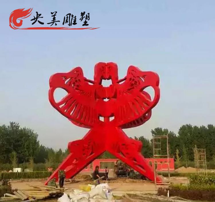 園林不銹鋼鏤空風箏雕塑圖片 園林不銹鋼鏤空風箏雕塑圖片