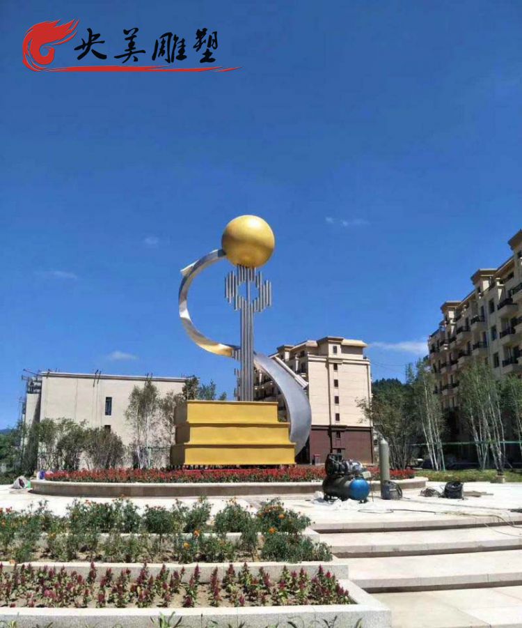 校園不銹鋼抽象鑰匙雕塑圖片 校園不銹鋼抽象鑰匙雕塑圖片