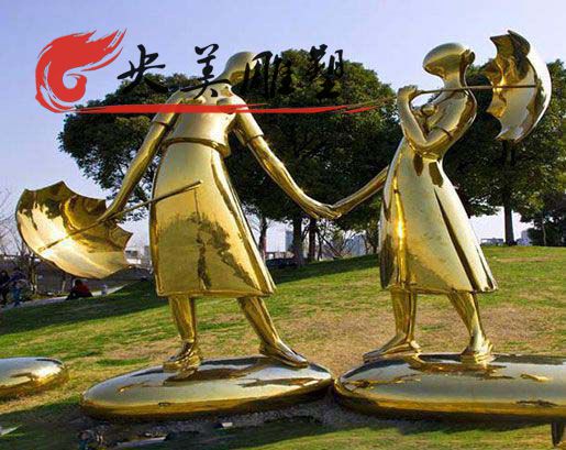 公園不銹鋼抽象情侶人物雕塑圖片 公園不銹鋼抽象情侶人物雕塑圖片