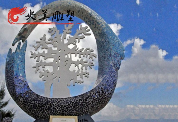 景點擺放不銹鋼鏤空雪花雕塑圖片 景點擺放不銹鋼鏤空雪花雕塑圖片