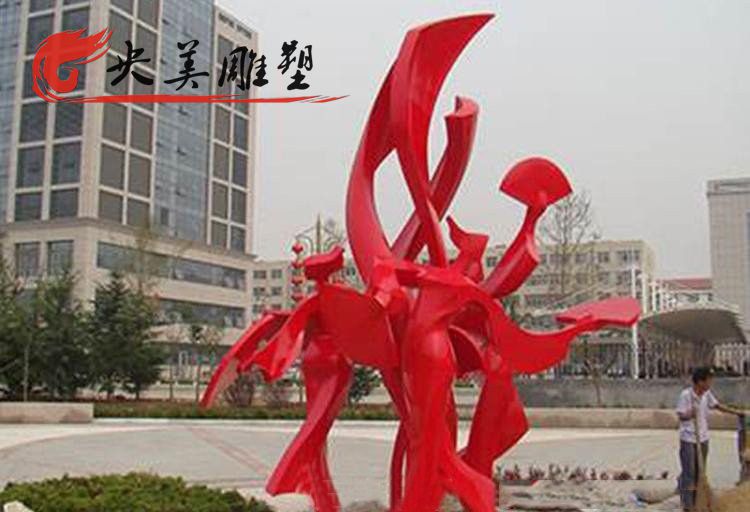 公園擺放不銹鋼抽象扭秧歌人物雕塑圖片 公園擺放不銹鋼抽象扭秧歌人物雕塑圖片