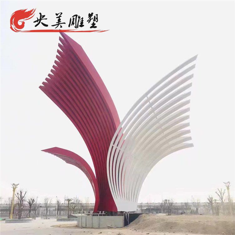 景區廣場擺放不銹鋼抽象條形藝術景觀雕塑圖片 景區廣場擺放不銹鋼抽象條形藝術景觀雕塑圖片