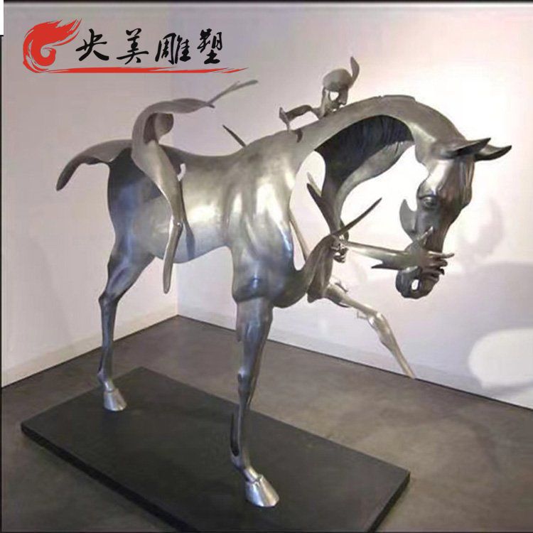 室內(nèi)創(chuàng)意不銹鋼抽象藝術(shù)景觀馬雕塑圖片 室內(nèi)創(chuàng)意不銹鋼抽象藝術(shù)景觀馬雕塑圖片