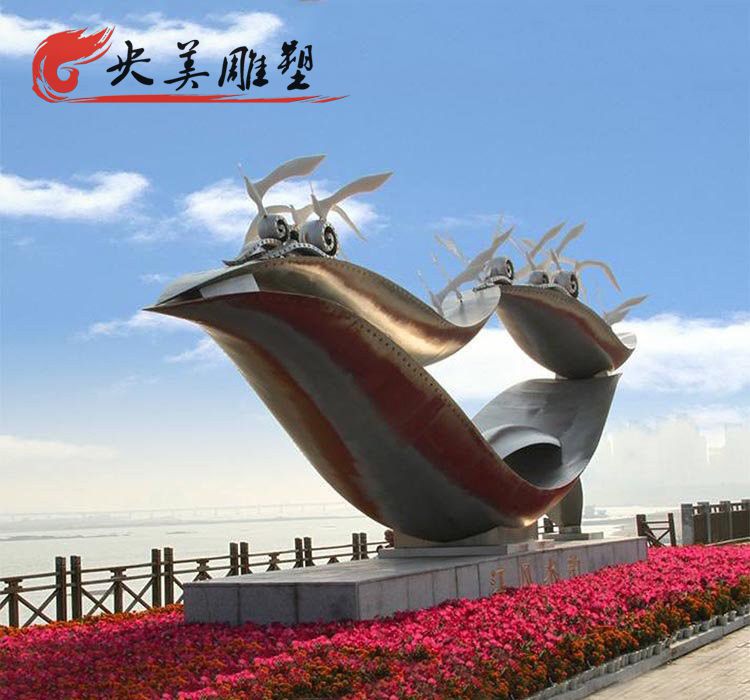 景點廣場創(chuàng)意不銹鋼船園林景觀雕塑圖片 景點廣場創(chuàng)意不銹鋼船園林景觀雕塑圖片