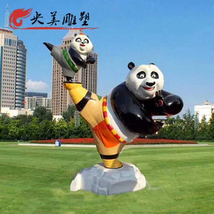 玻璃鋼卡通功夫熊貓雕塑景點(diǎn)戶(hù)外擺件圖片 玻璃鋼卡通功夫熊貓雕塑景點(diǎn)戶(hù)外擺件圖片