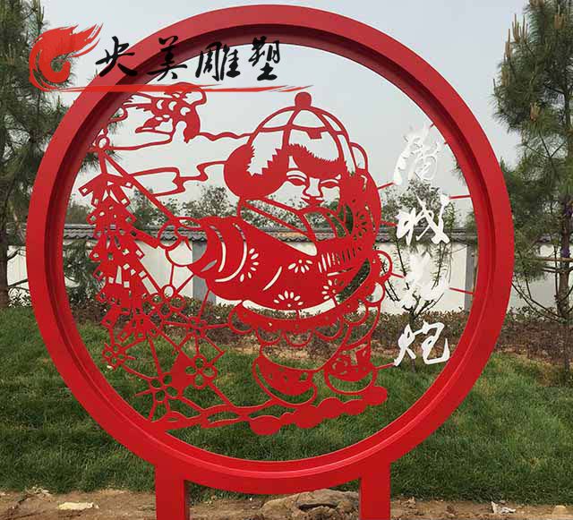園林剪紙工藝不銹鋼創意剪影雕塑圖片 園林剪紙工藝不銹鋼創意剪影雕塑圖片