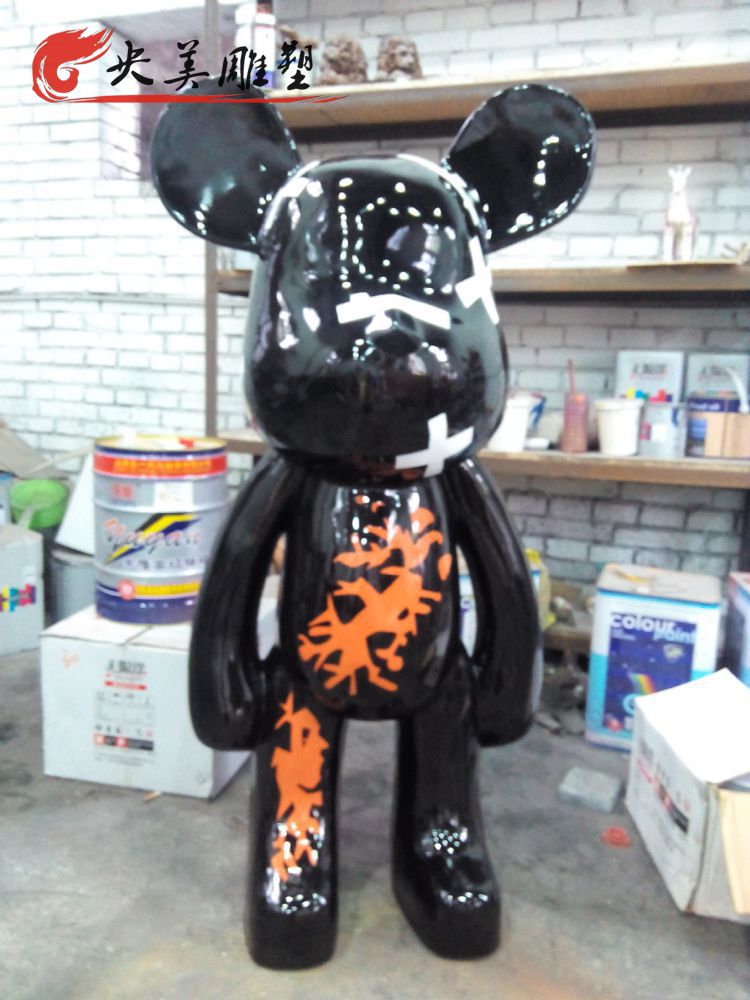 網紅店鋪玻璃鋼卡通公仔雕塑圖片 網紅店鋪玻璃鋼卡通公仔雕塑圖片