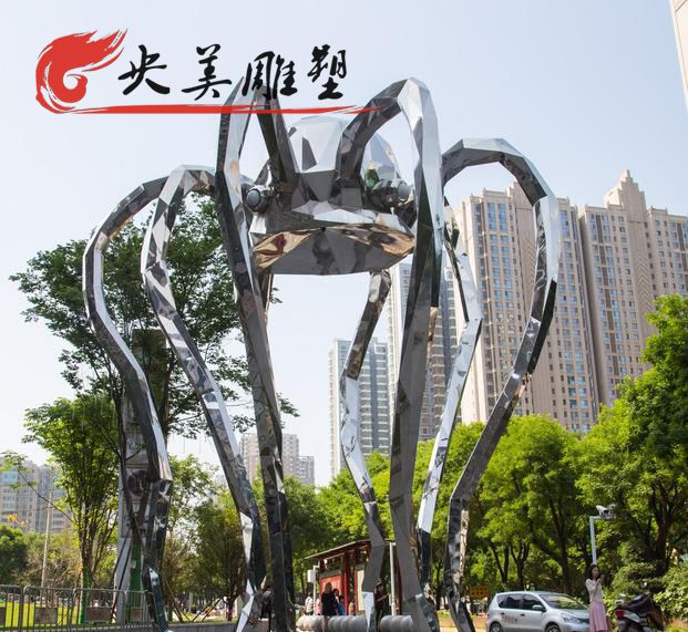 廣場戶外擺放不銹鋼鏡面抽象水母動物園林景觀雕塑圖片 廣場戶外擺放不銹鋼鏡面抽象水母動物園林景觀雕塑圖片