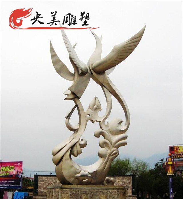 廣場(chǎng)園林?jǐn)[放不銹鋼抽象鳳凰景觀雕塑圖片 廣場(chǎng)園林?jǐn)[放不銹鋼抽象鳳凰景觀雕塑圖片