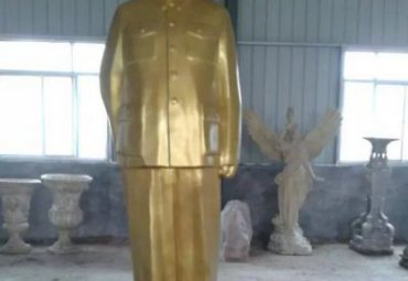 景區(qū)景點(diǎn)玻璃鋼仿銅偉大領(lǐng)袖毛主席雕塑