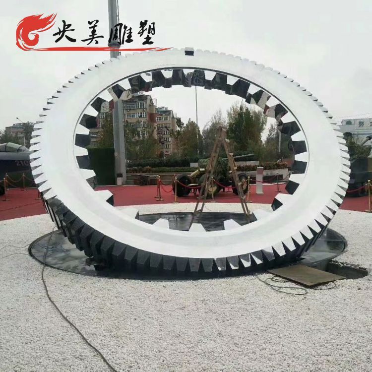 園林廣場大型不銹鋼齒輪環型創意景觀雕塑圖片 園林廣場大型不銹鋼齒輪環型創意景觀雕塑圖片