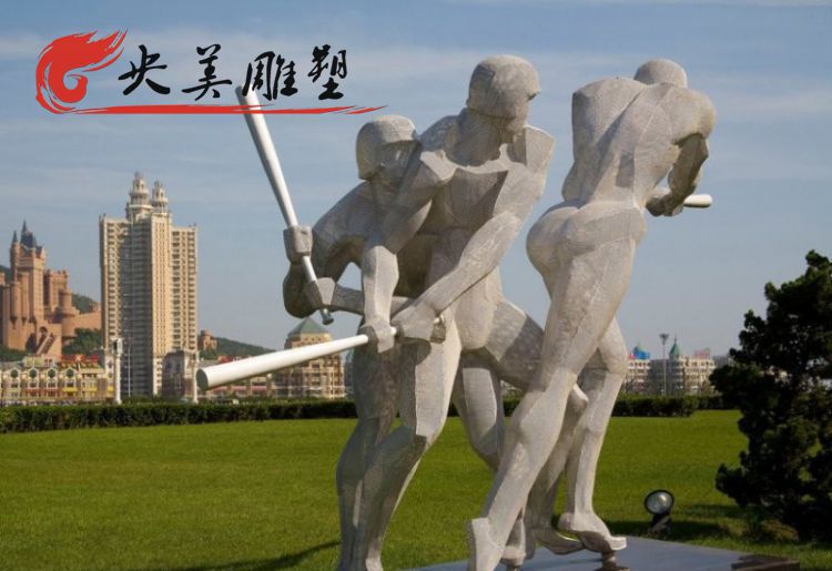 大型玻璃鋼抽象打棒球運動員城市公園戶外擺件圖片 大型玻璃鋼抽象打棒球運動員城市公園戶外擺件圖片